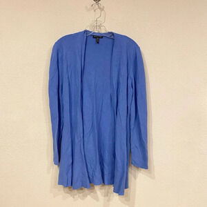 Eileen Fisher Cotton Silk Blend Cardigan Size Small EUC
